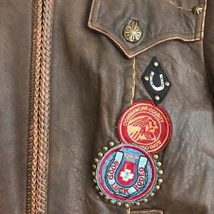 Double D Ranch Leather coat